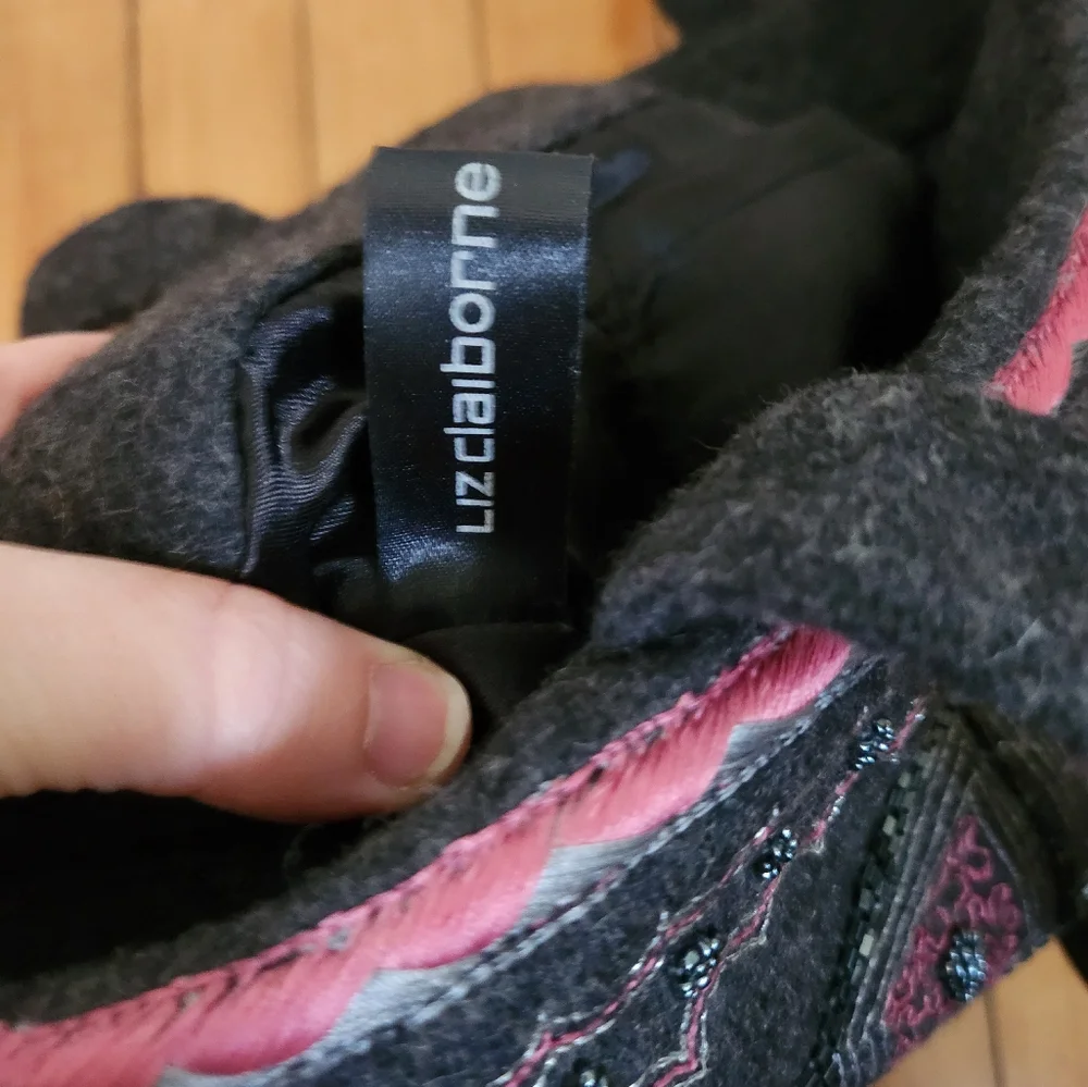 Beaded wool tote - Picture 5 of 5